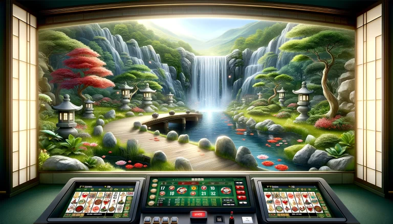自然を受け入れる： カジノゲームにおける日本庭園とその表現